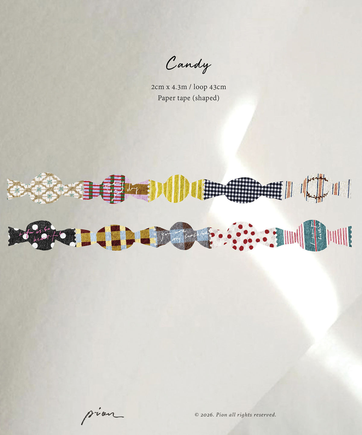 Pion - Candy PET Tape (Kiss-Cut)