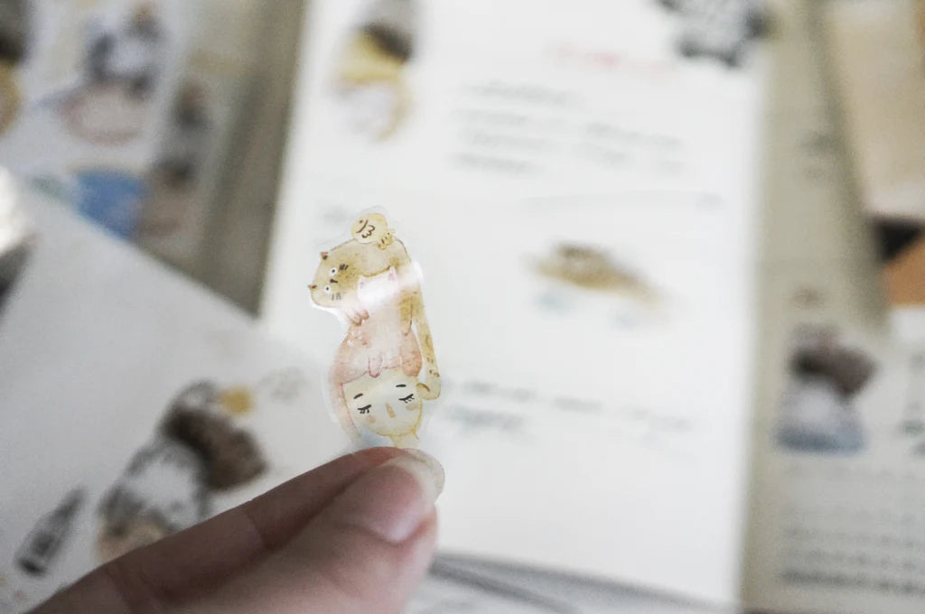 Black Milk Project - Cat Stack Paper Sticker