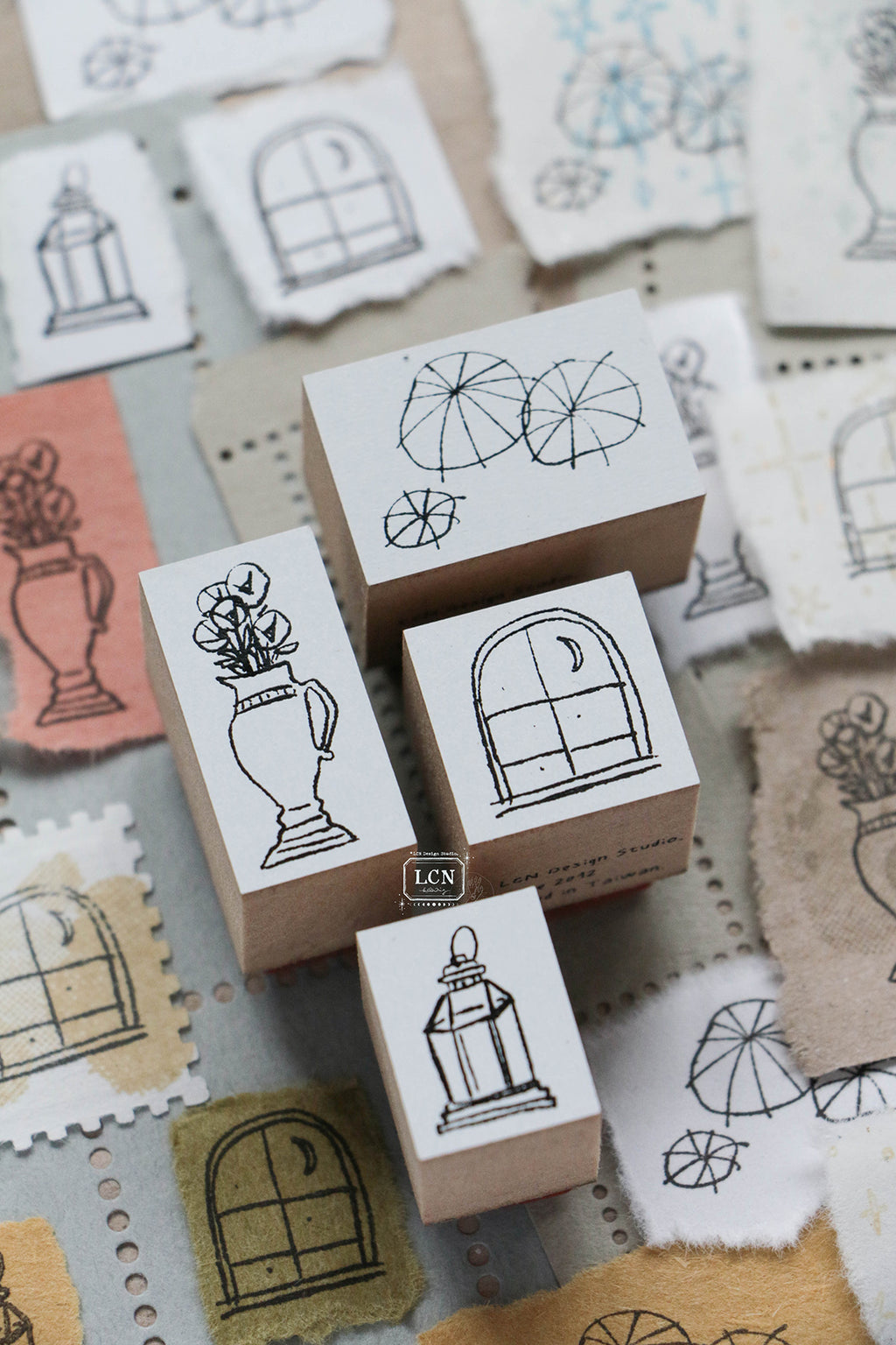 [PRE-ORDER] LCN Rubber Stamp – Corner View