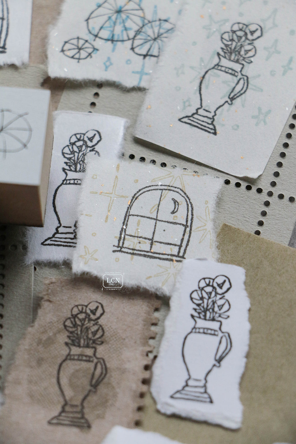 [PRE-ORDER] LCN Rubber Stamp – Corner View