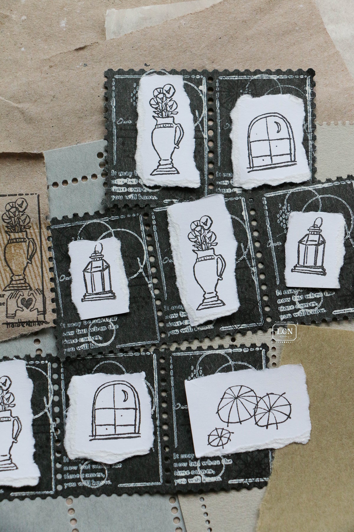 [PRE-ORDER] LCN Rubber Stamp – Corner View