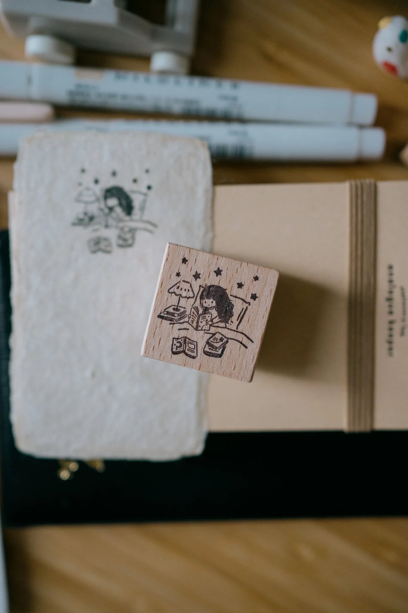 msbulat x Smidapaper - Sorry, I've got plans Rubber Stamp