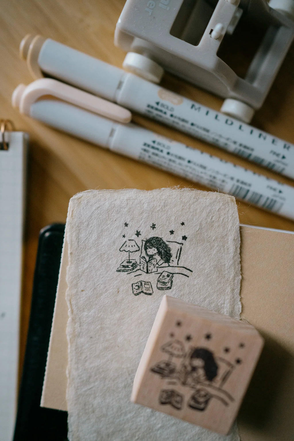 msbulat x Smidapaper - Sorry, I've got plans Rubber Stamp