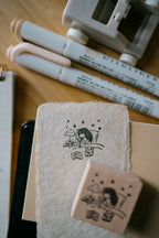 msbulat x Smidapaper - Sorry, I've got plans Rubber Stamp