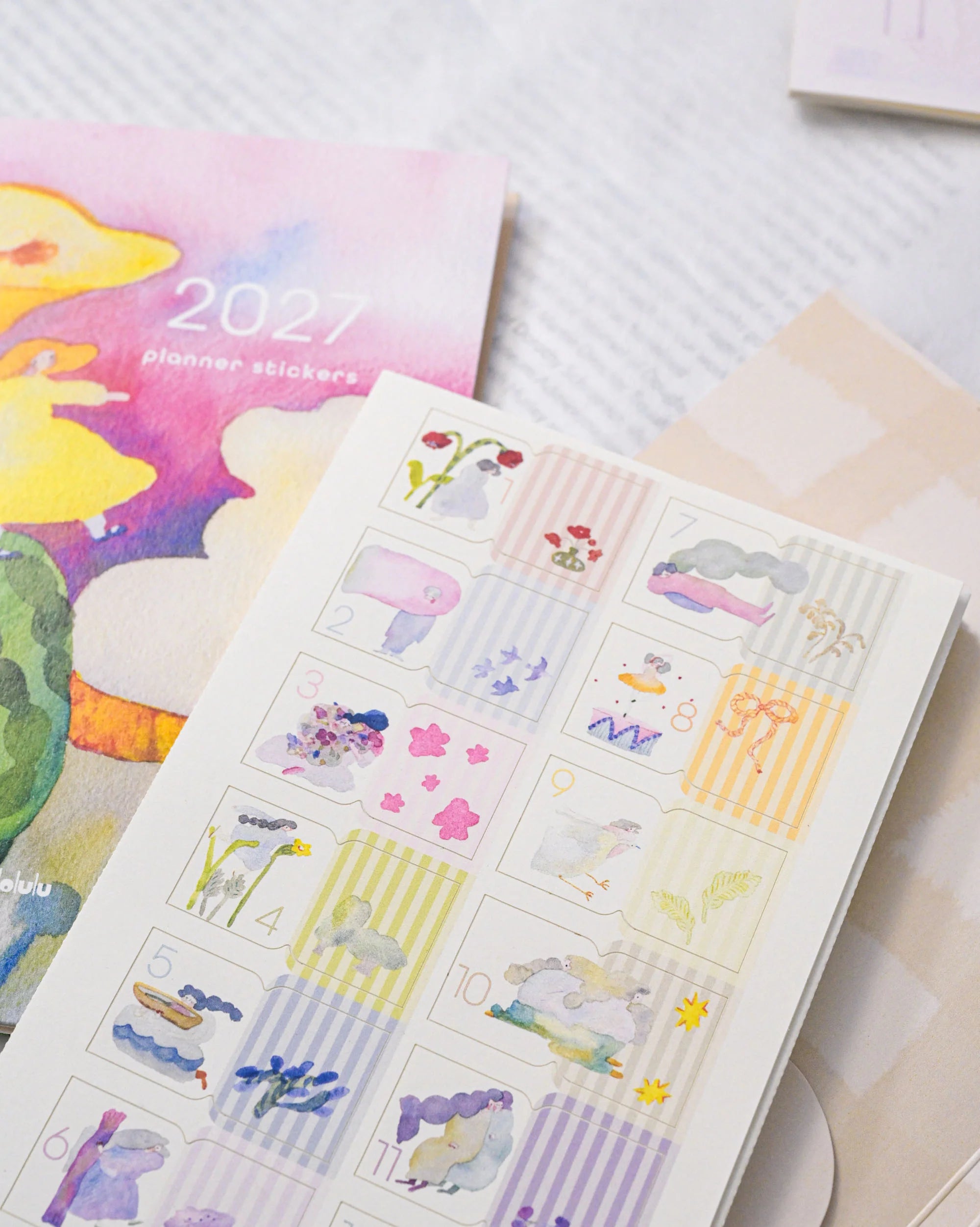 Dodolulu - 2027 Planner Sticker Set | For B6, A5 & Regular Traveler Style Notebooks