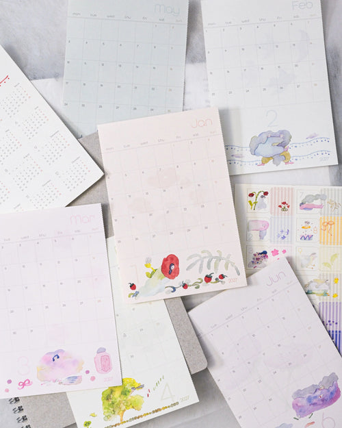 Dodolulu - 2027 Planner Sticker Set | For B6, A5 & Regular Traveler Style Notebooks