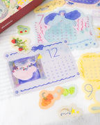 Dodolulu - 2027 Calendar Stickers | Illustrated & Die-Cut Set