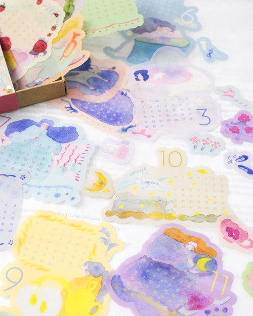 Dodolulu - 2027 Calendar Stickers | Illustrated & Die-Cut Set