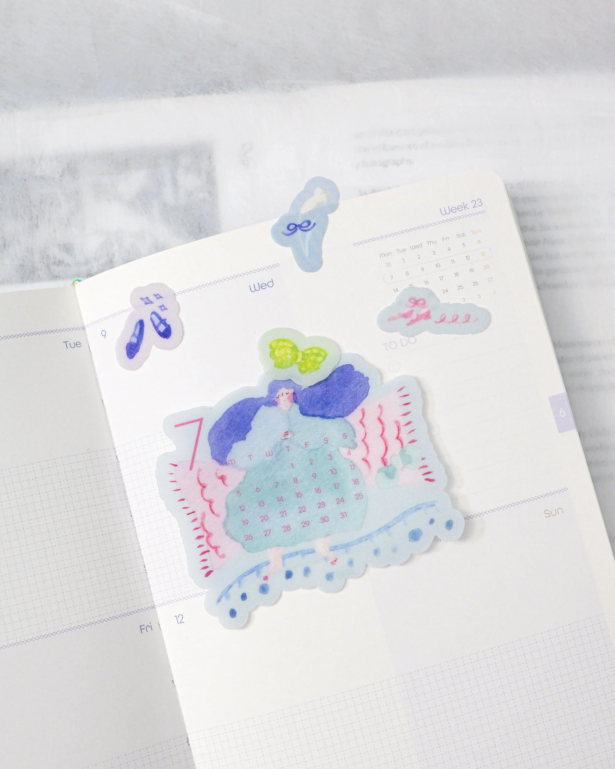 Dodolulu - 2027 Calendar Stickers | Illustrated & Die-Cut Set