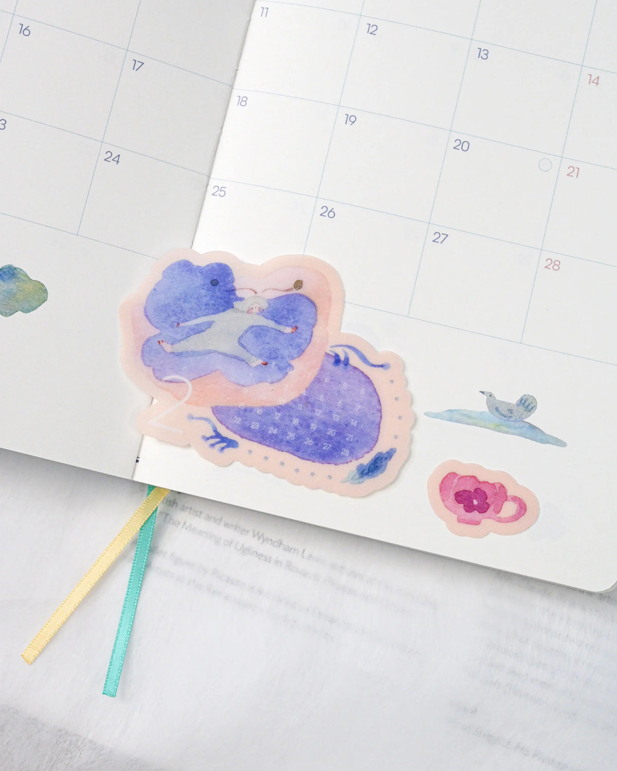 Dodolulu - 2027 Calendar Stickers | Illustrated & Die-Cut Set