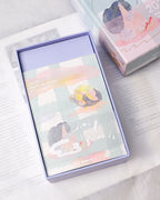 Dodolulu - 2027 365 Day-to-day Desk Calendar with Illustrations and Moon Phase