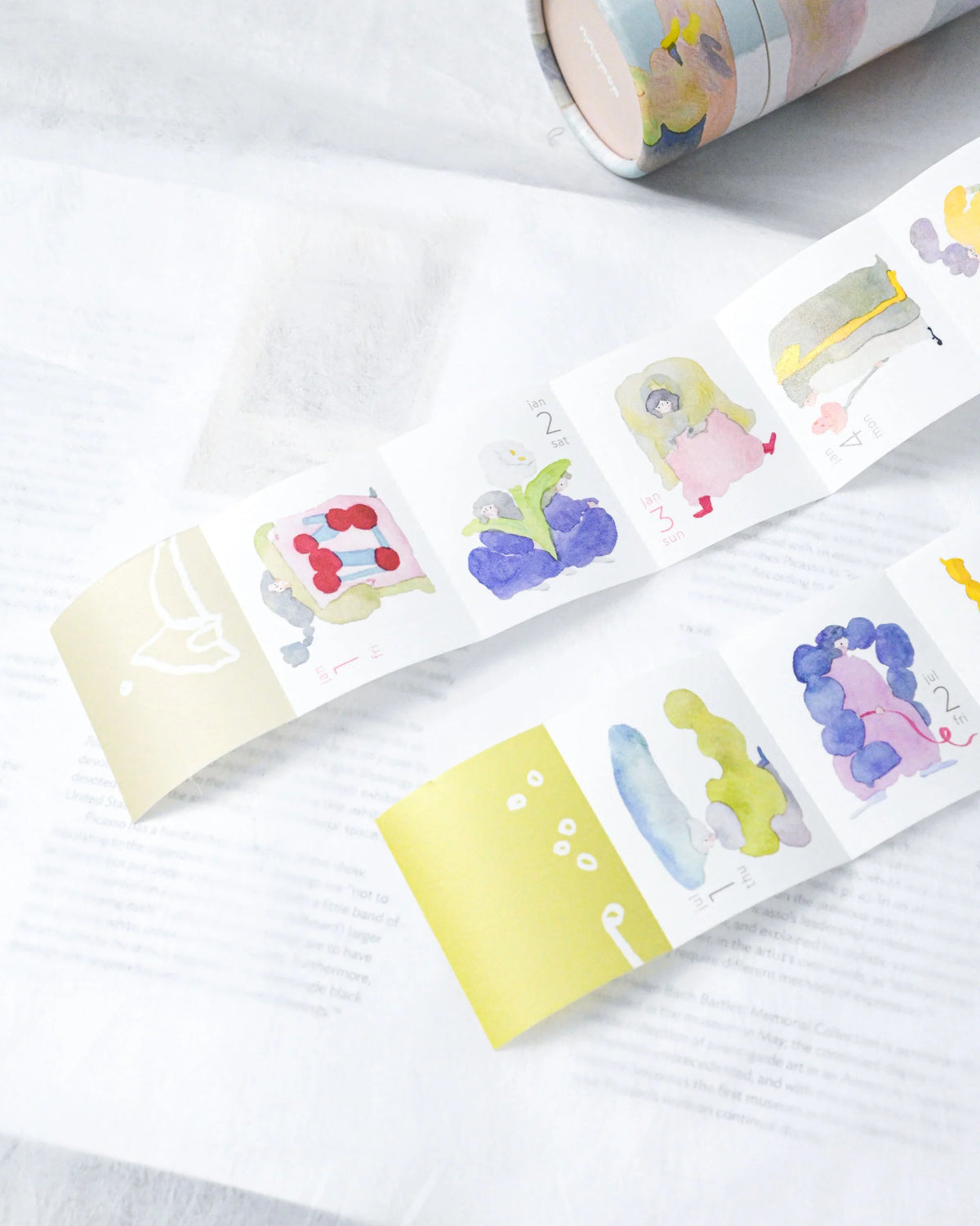 Dodolulu - 2027 Washi Tape Calendar | 365 Little Joys in a Roll