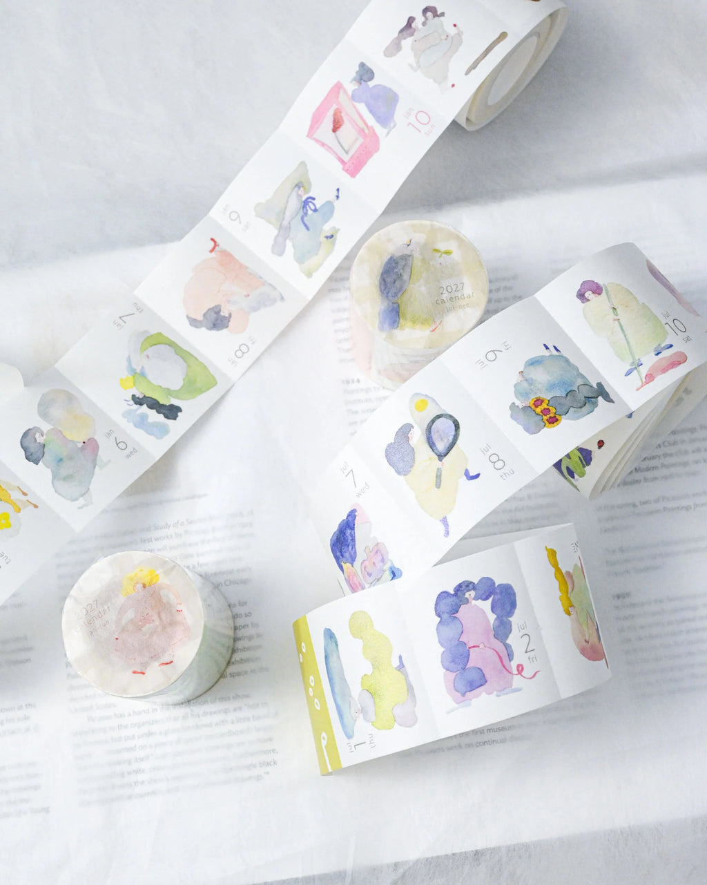 Dodolulu - 2027 Washi Tape Calendar | 365 Little Joys in a Roll
