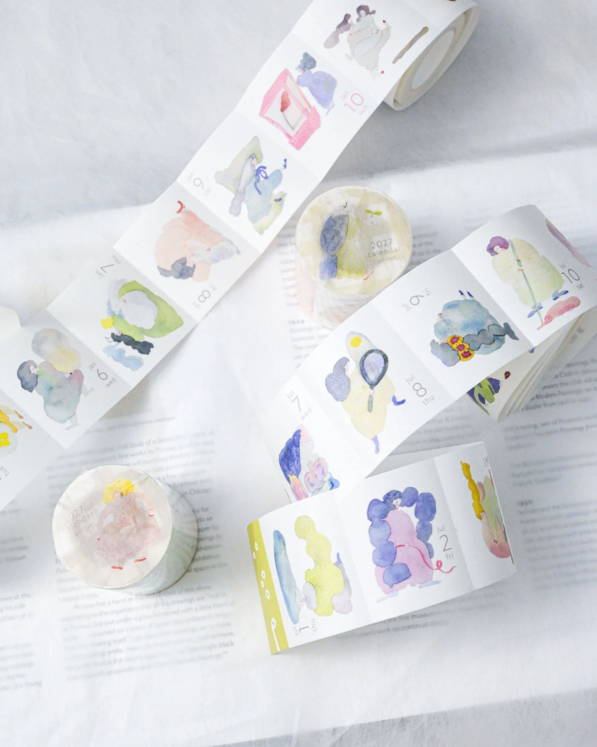 Dodolulu - 2027 Washi Tape Calendar | 365 Little Joys in a Roll