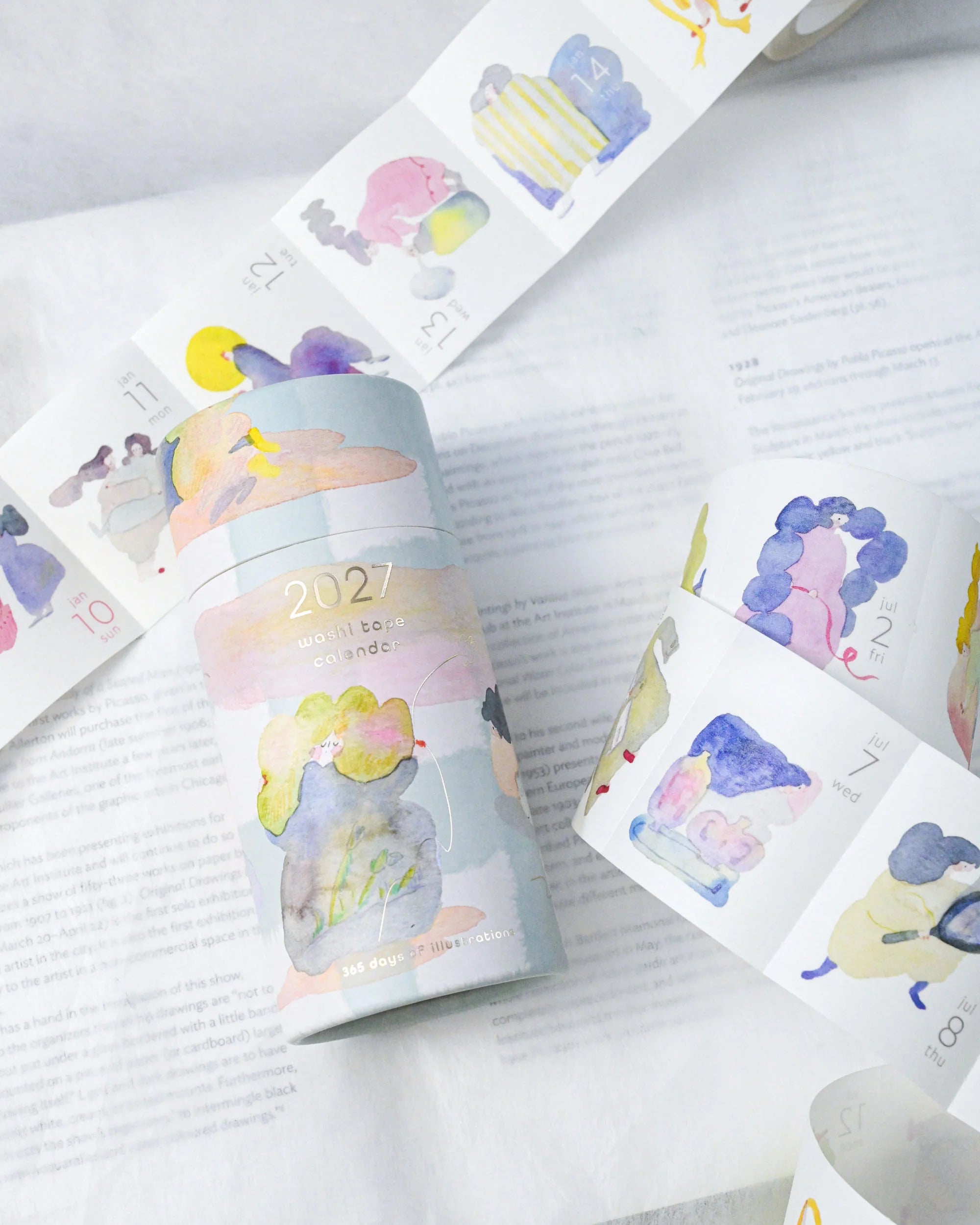 Dodolulu - 2027 Washi Tape Calendar | 365 Little Joys in a Roll