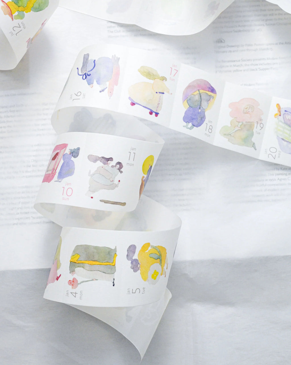 Dodolulu - 2027 Washi Tape Calendar | 365 Little Joys in a Roll