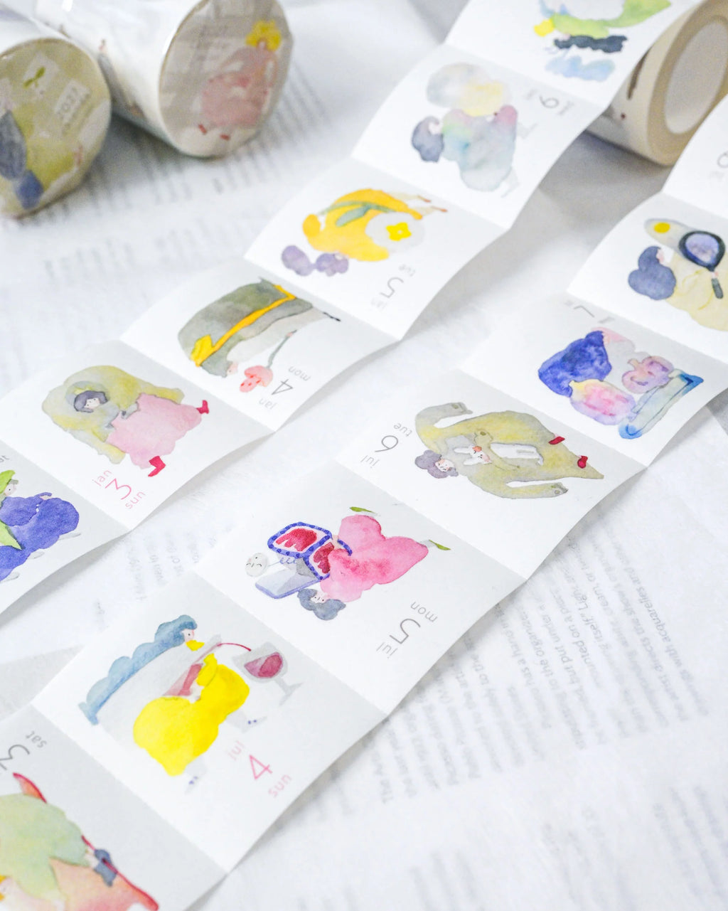 Dodolulu - 2027 Washi Tape Calendar | 365 Little Joys in a Roll