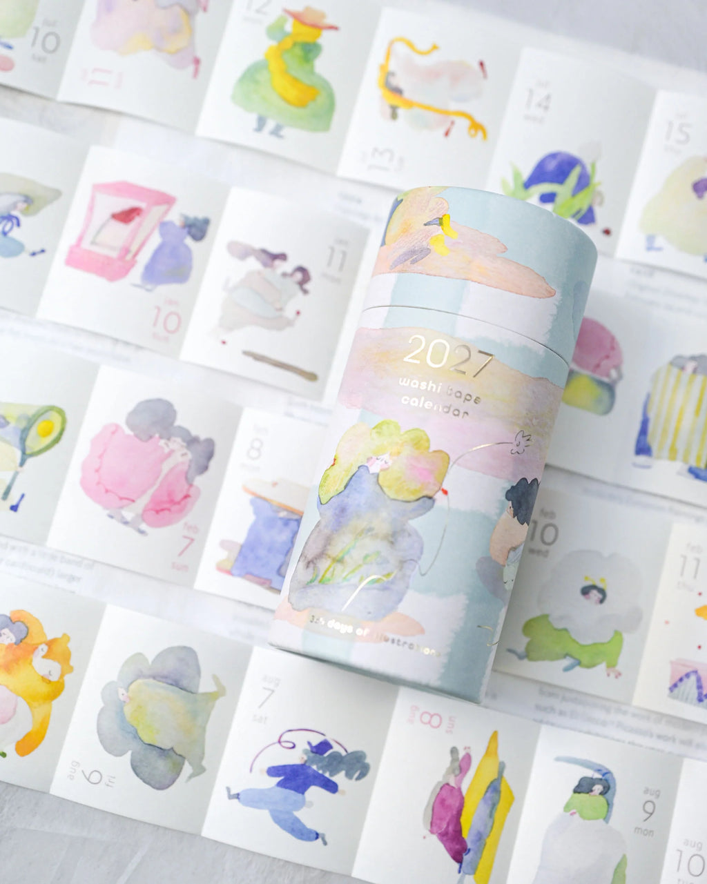Dodolulu - 2027 Washi Tape Calendar | 365 Little Joys in a Roll