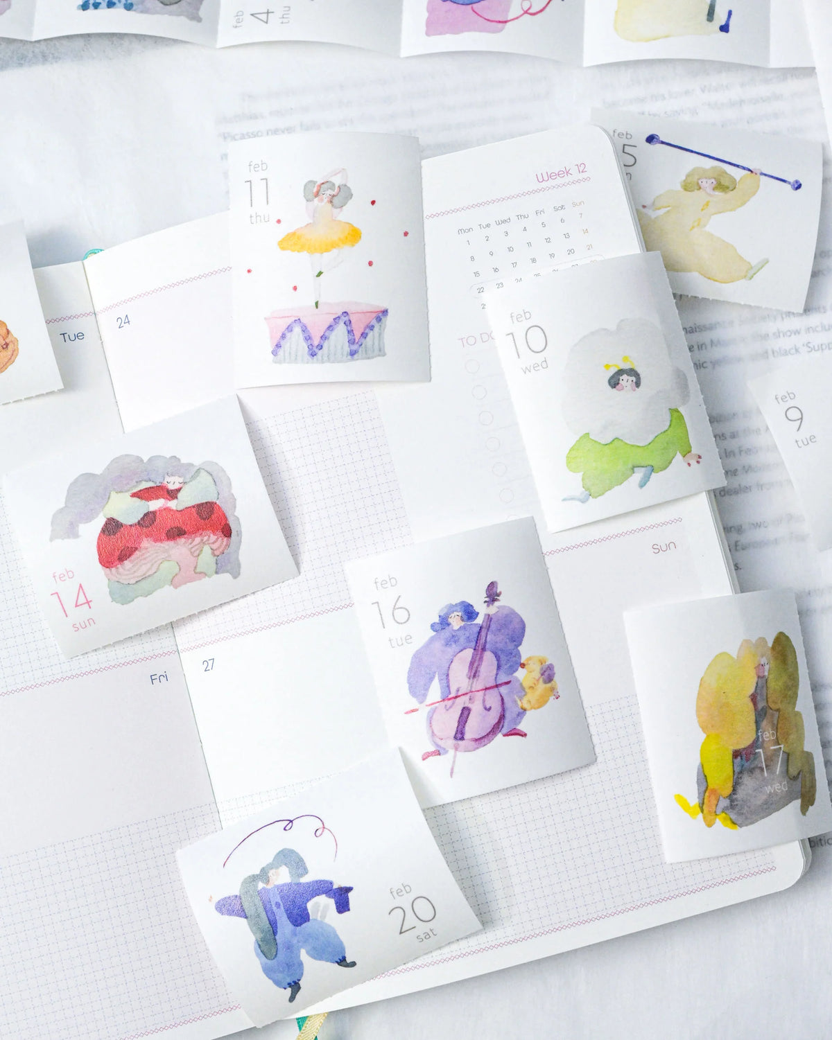 Dodolulu - 2027 Washi Tape Calendar | 365 Little Joys in a Roll
