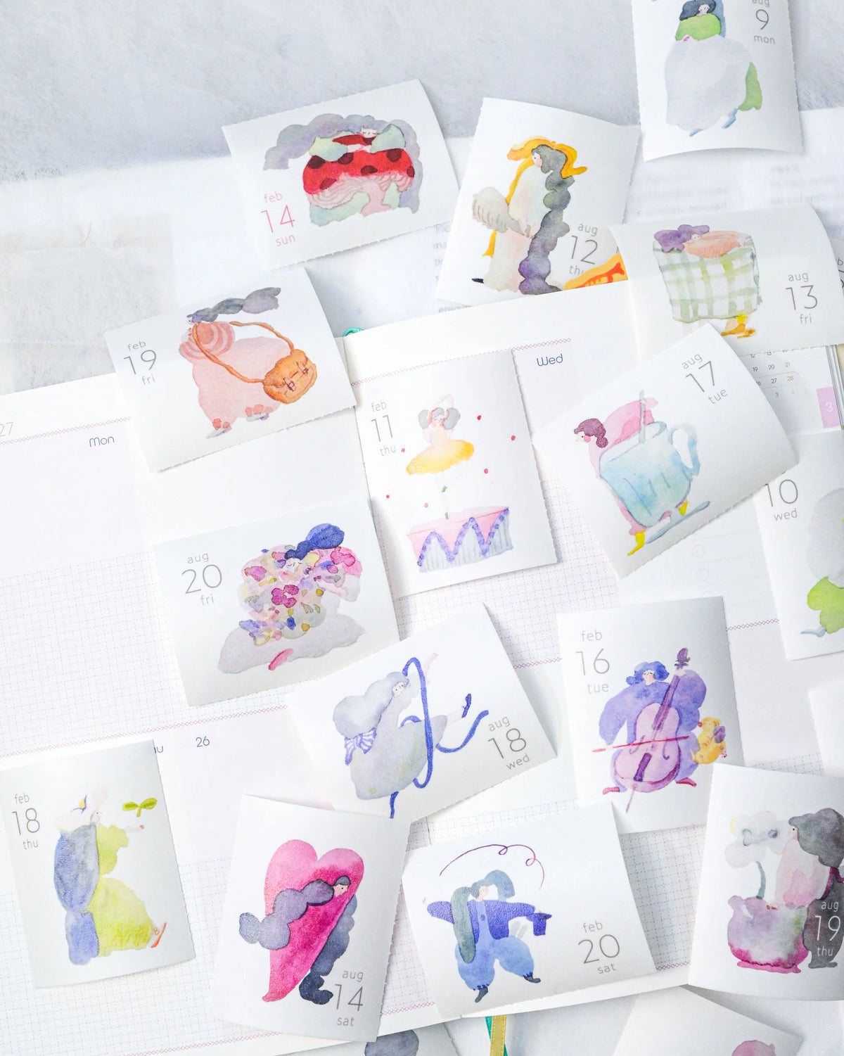 Dodolulu - 2027 Washi Tape Calendar | 365 Little Joys in a Roll