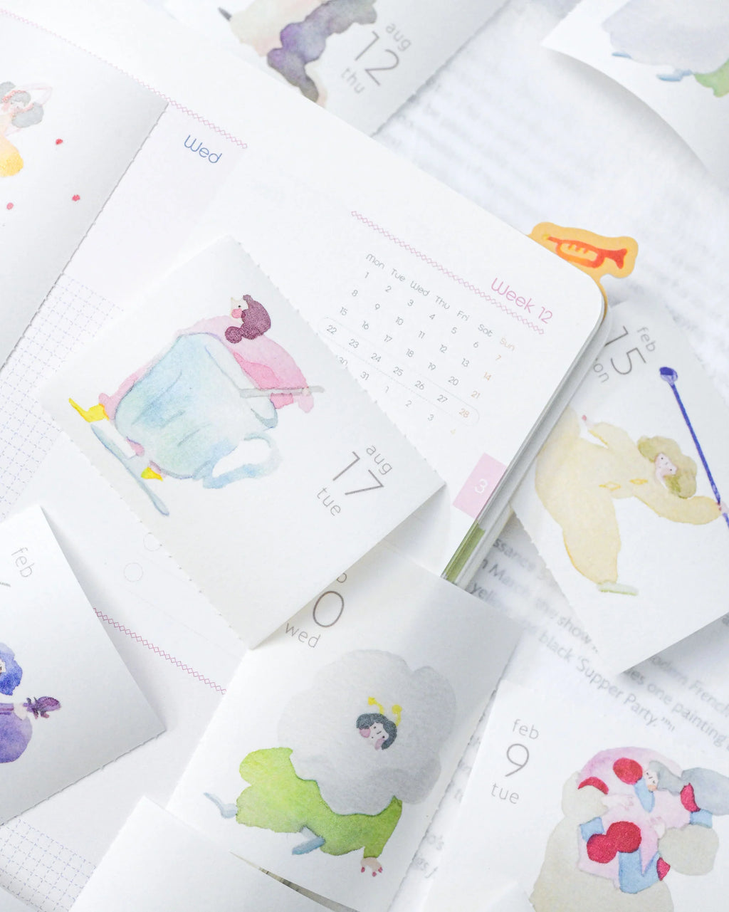 Dodolulu - 2027 Washi Tape Calendar | 365 Little Joys in a Roll