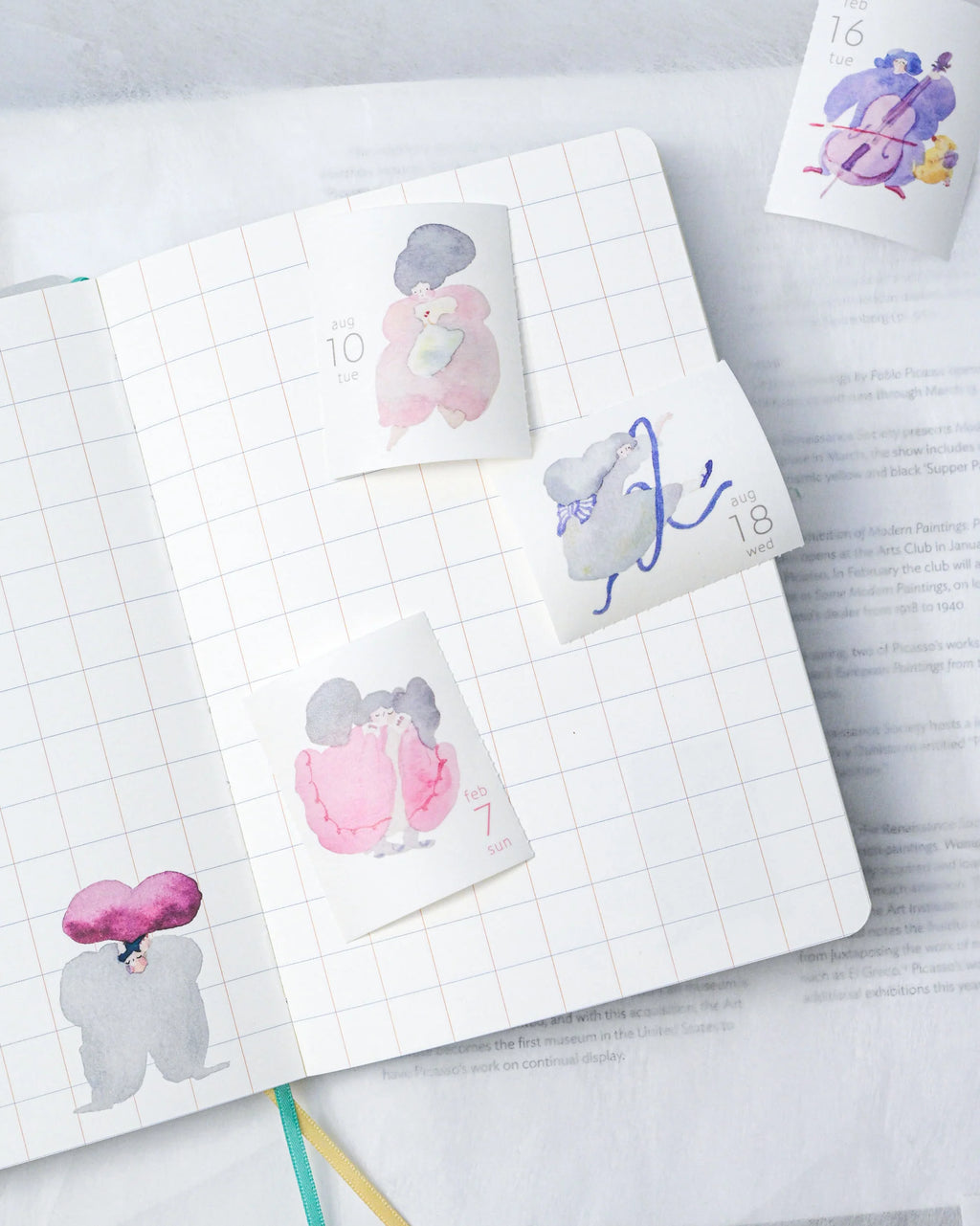 Dodolulu - 2027 Washi Tape Calendar | 365 Little Joys in a Roll