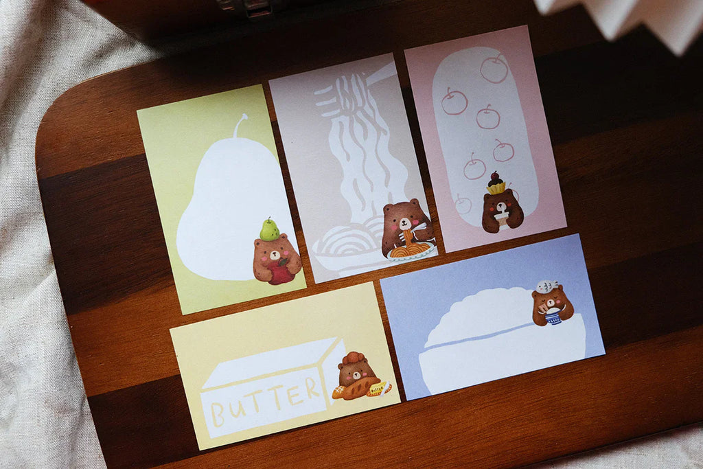 Eileen Tai - Foodie Bears V1.0 Memo Pad