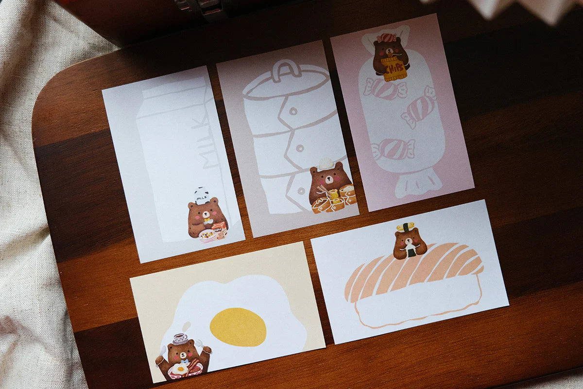 Eileen Tai - Foodie Bears V2.0 Memo Pad