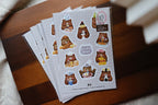 Eileen Tai - Foodie Bear Stickers