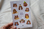 Eileen Tai - Foodie Bear Stickers