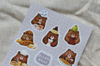 Eileen Tai - Foodie Bear Stickers