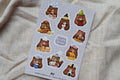 Eileen Tai - Foodie Bear Stickers