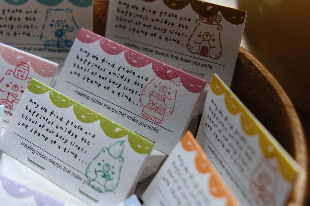 Eileen Tai - Foodie Bears Rubber Stamps