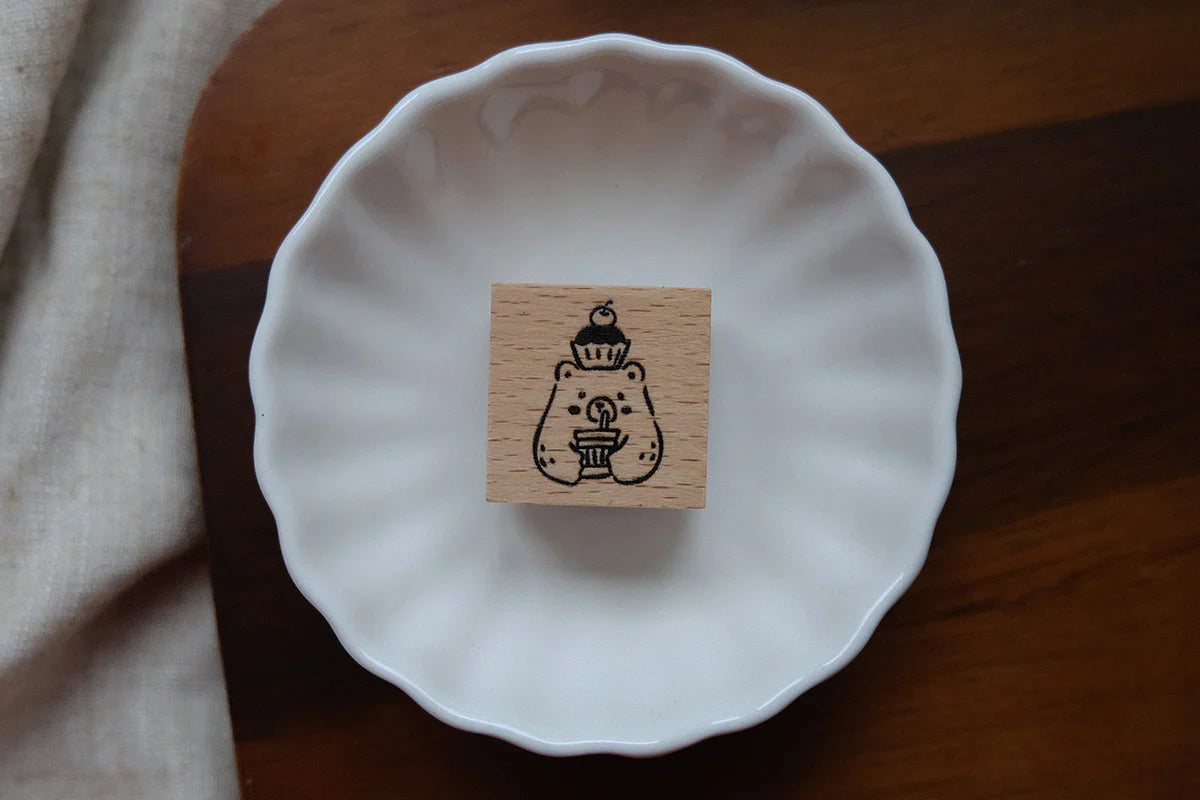 Eileen Tai - Foodie Bears Rubber Stamps