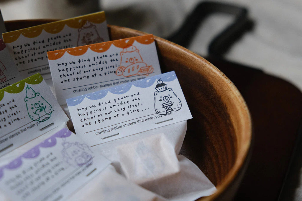 Eileen Tai - Foodie Bears Rubber Stamps