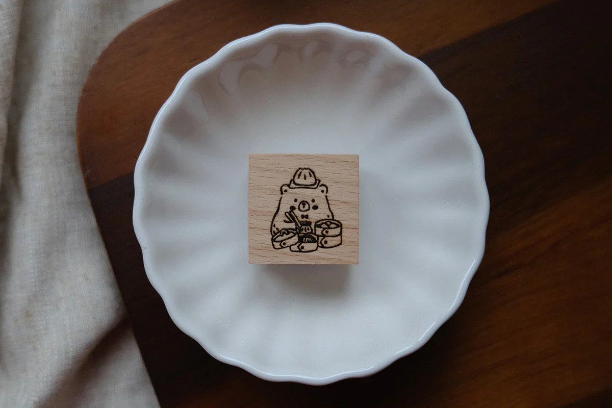 Eileen Tai - Foodie Bears Rubber Stamps