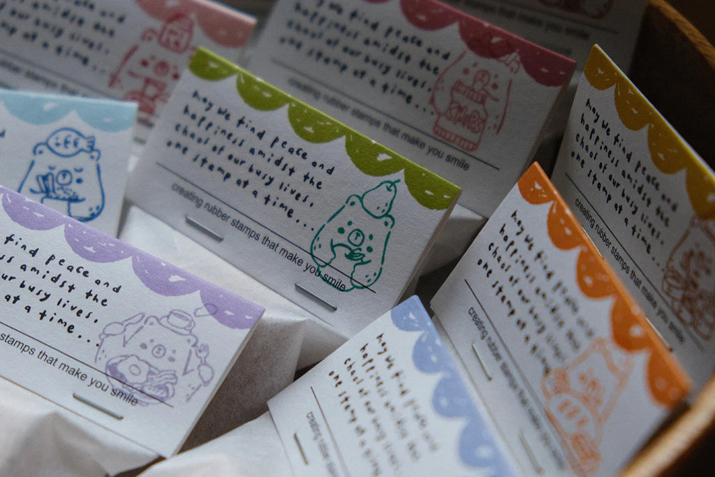 Eileen Tai - Foodie Bears Rubber Stamps