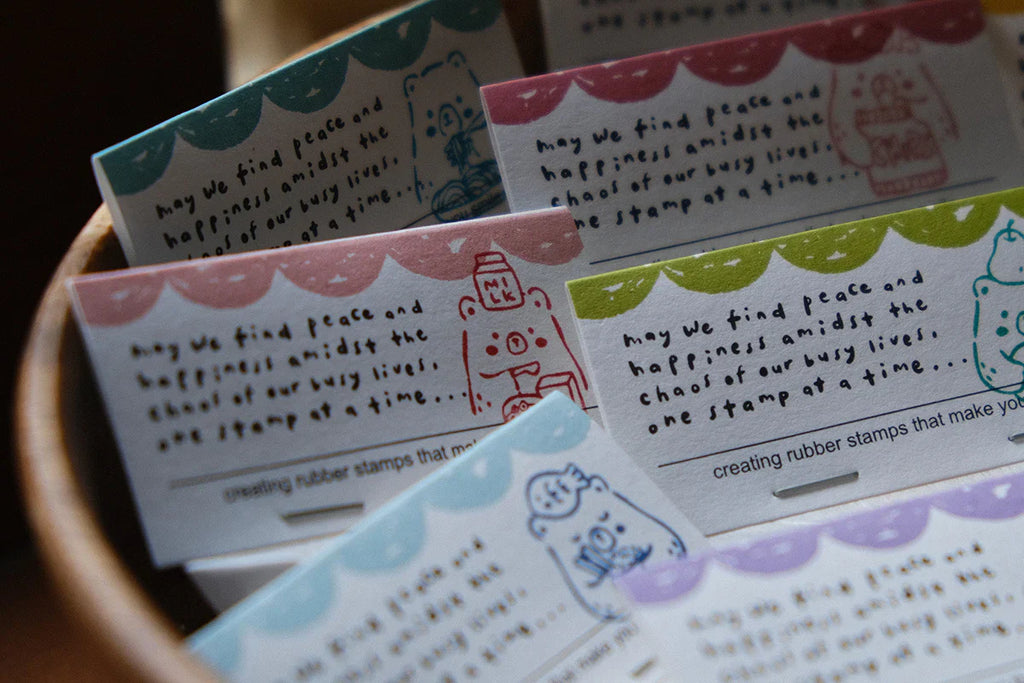 Eileen Tai - Foodie Bears Rubber Stamps