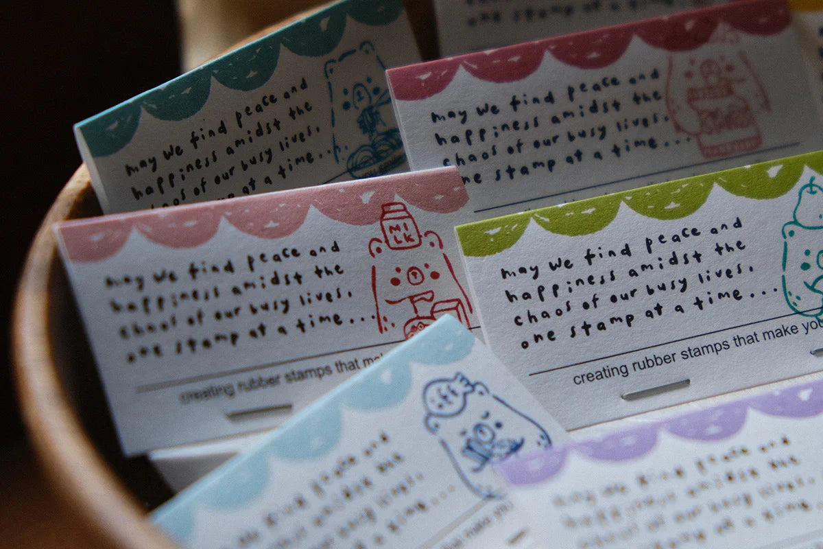 Eileen Tai - Foodie Bears Rubber Stamps