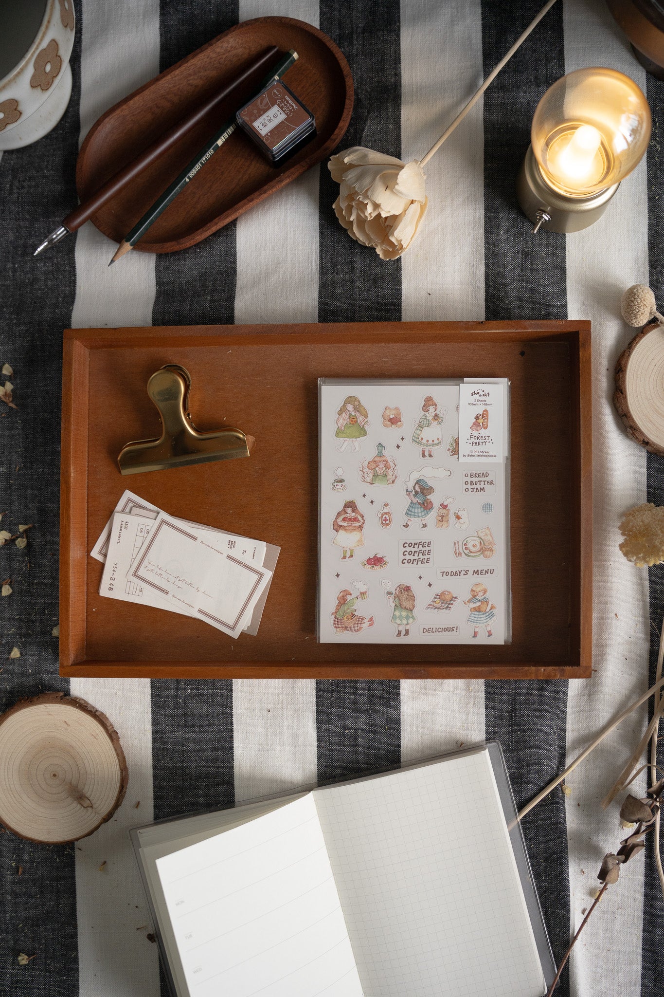 Sho Little Happiness - Forest Party Sticker Sheet Set