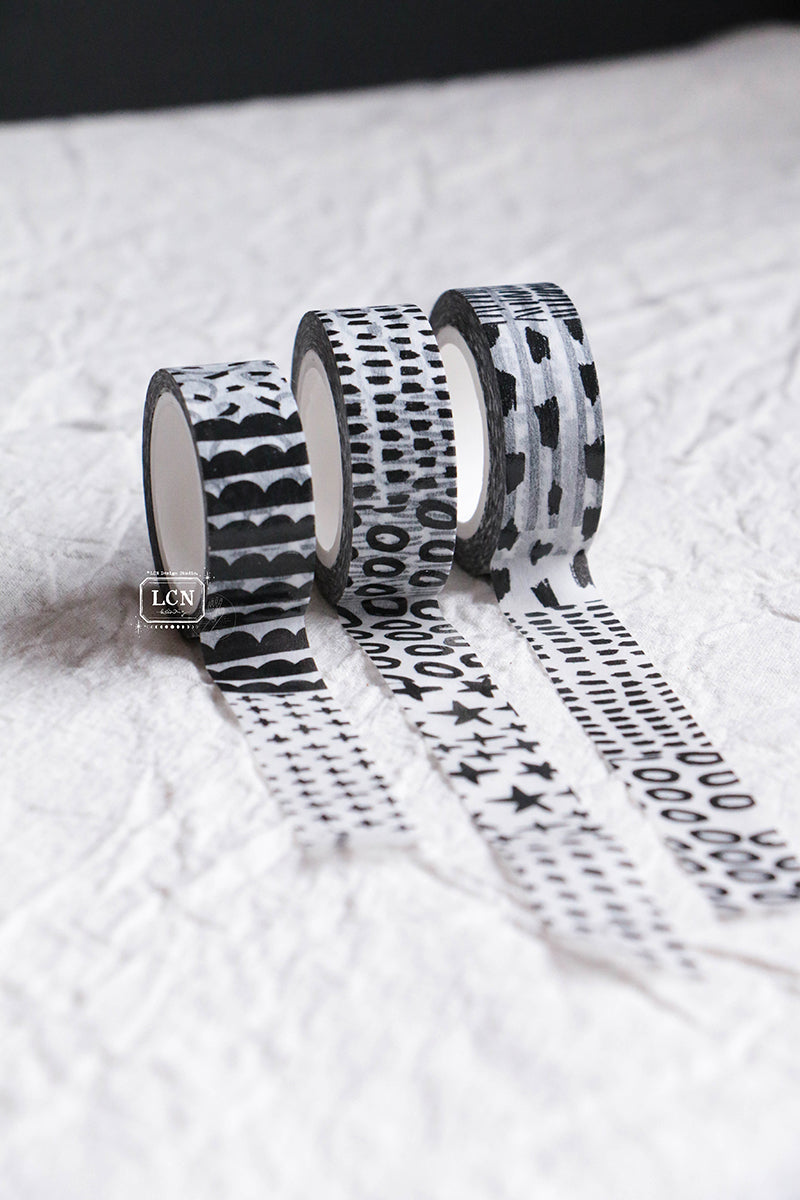 LCN - Hand-Drawn Patterns Washi Tape