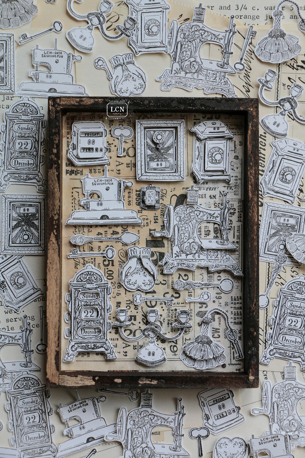 [PRE-ORDER] LCN Clear Stamp Set – Treasure Haul Vol. 4