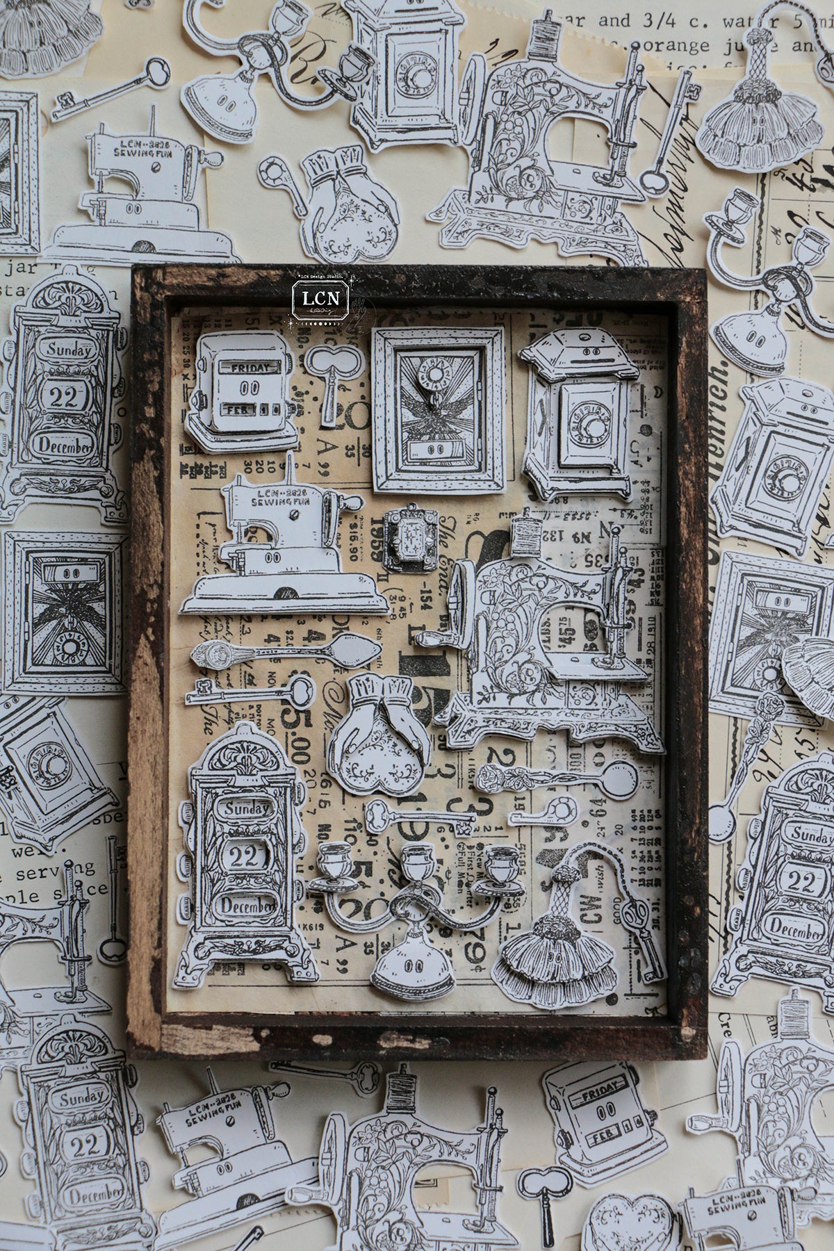 [PRE-ORDER] LCN Clear Stamp Set – Treasure Haul Vol. 4