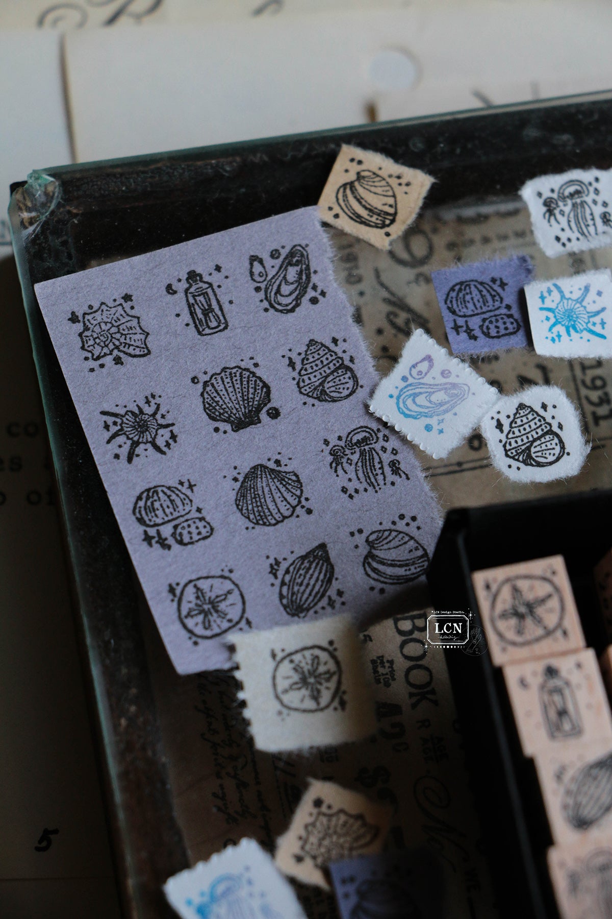 [PRE-ORDER] LCN Mini Tote Stationery Set – Big Ocean