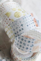 [PRE-ORDER] LCN Washi Tape – Watercolour Pattern 3