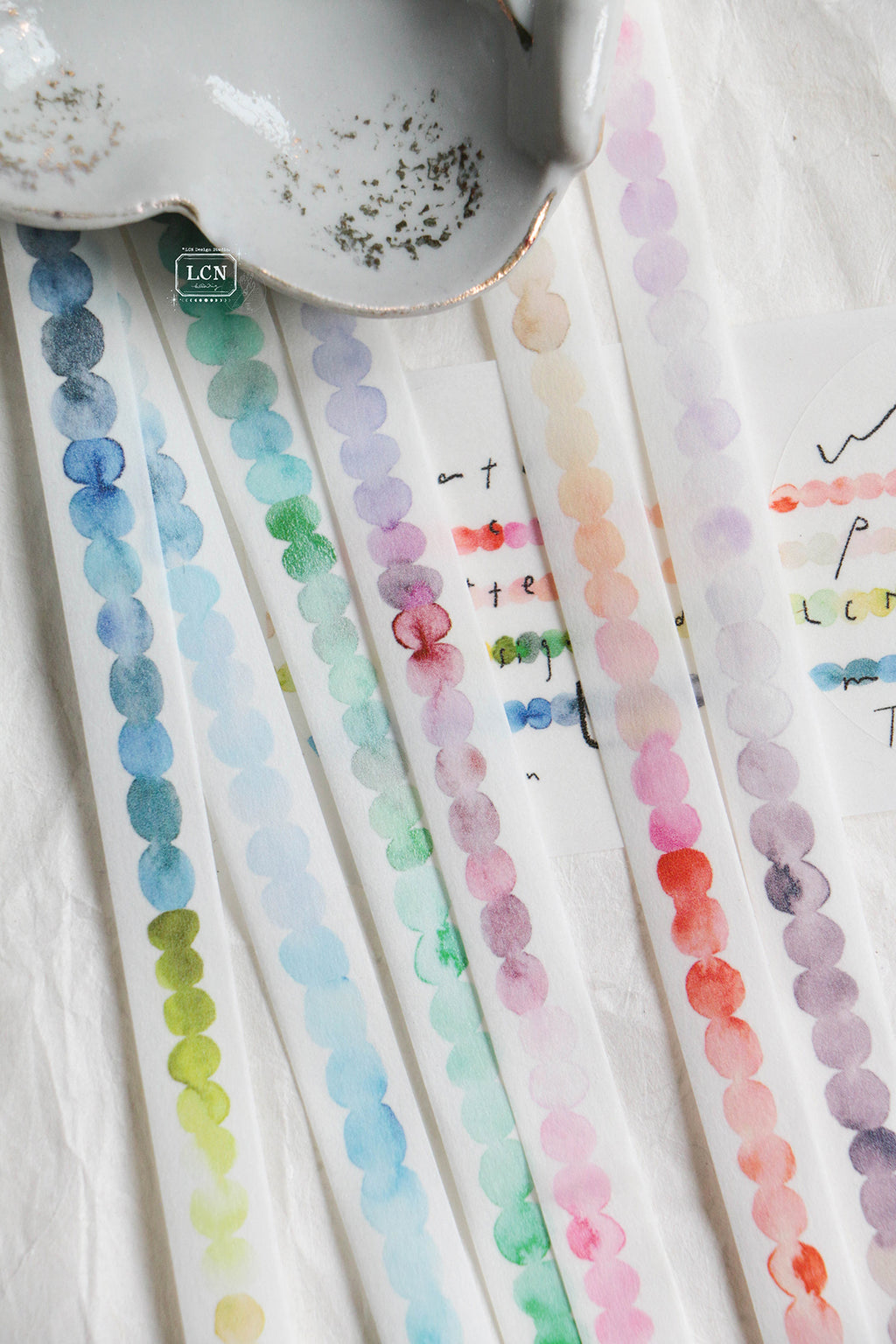 [PRE-ORDER] LCN Washi Tape – Watercolour Pattern 4