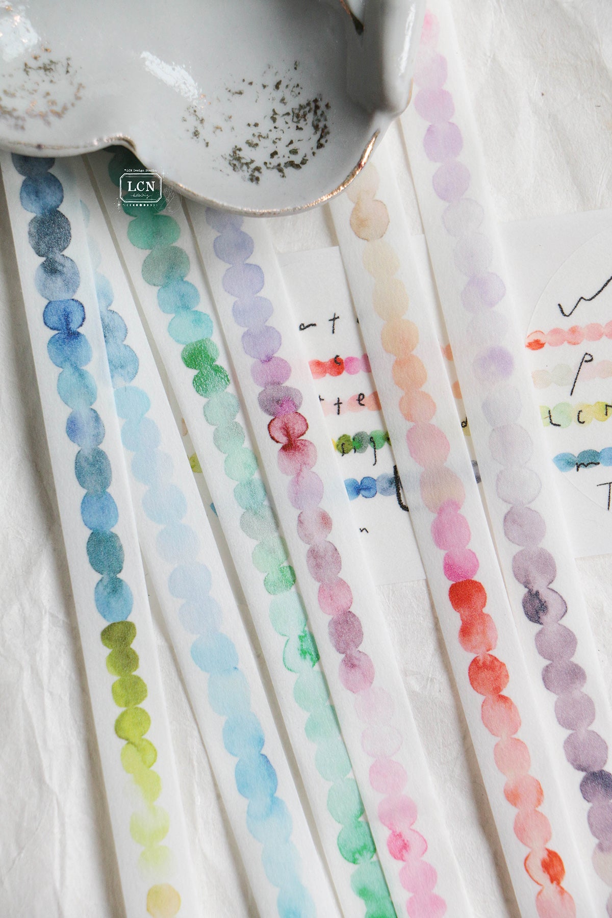 [PRE-ORDER] LCN Washi Tape – Watercolour Pattern 4