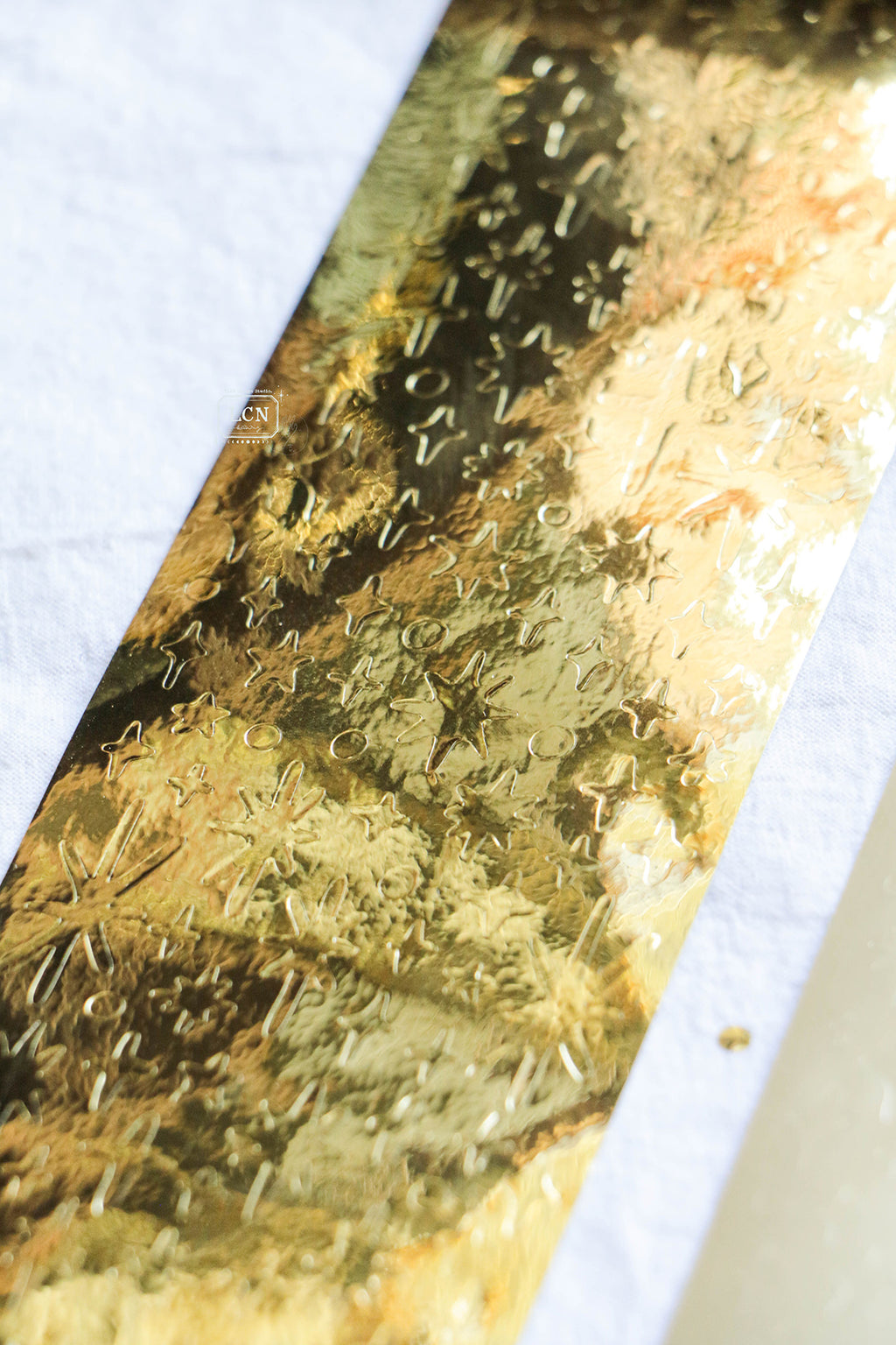 [PRE-ORDER] LCN Kiss-cut PET Tape – Stars, Glossy Gold