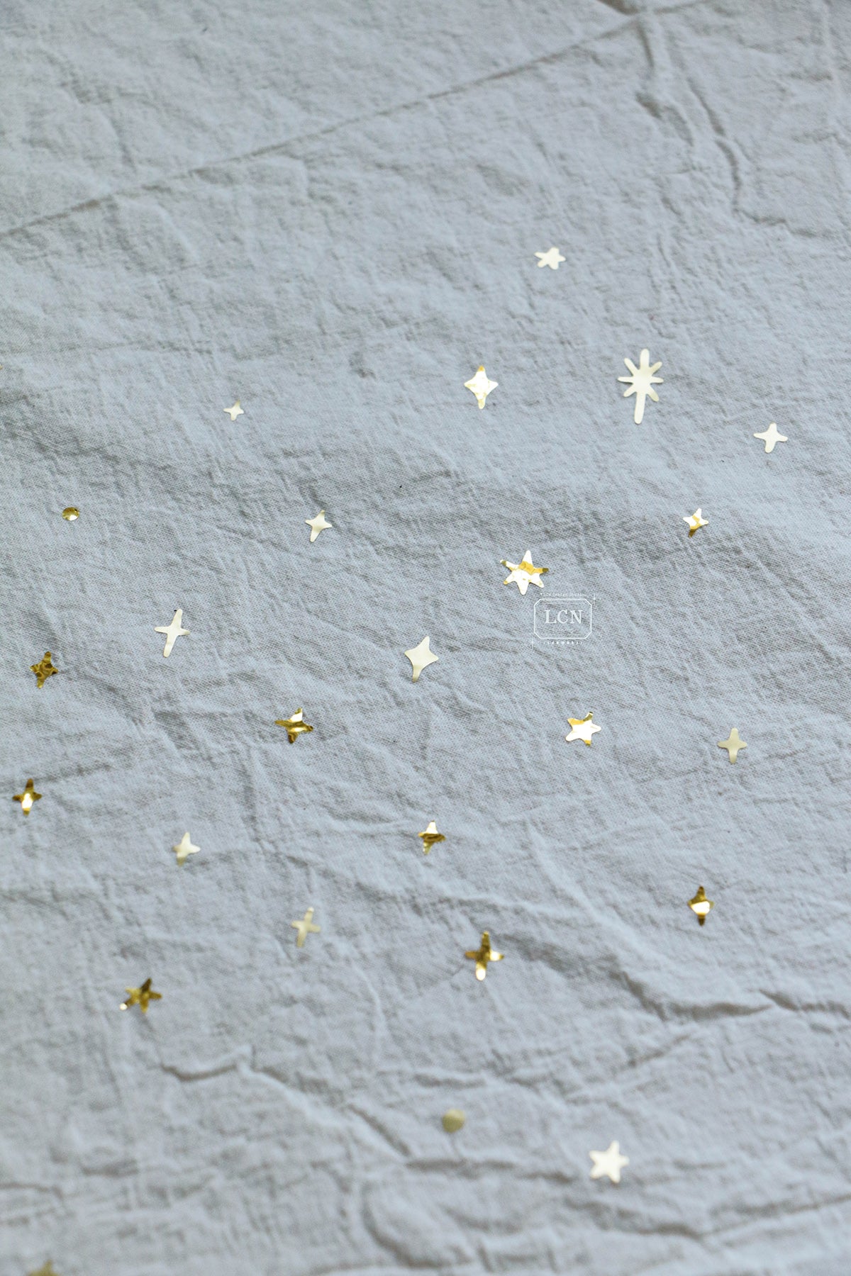 [PRE-ORDER] LCN Kiss-cut PET Tape – Stars, Glossy Gold
