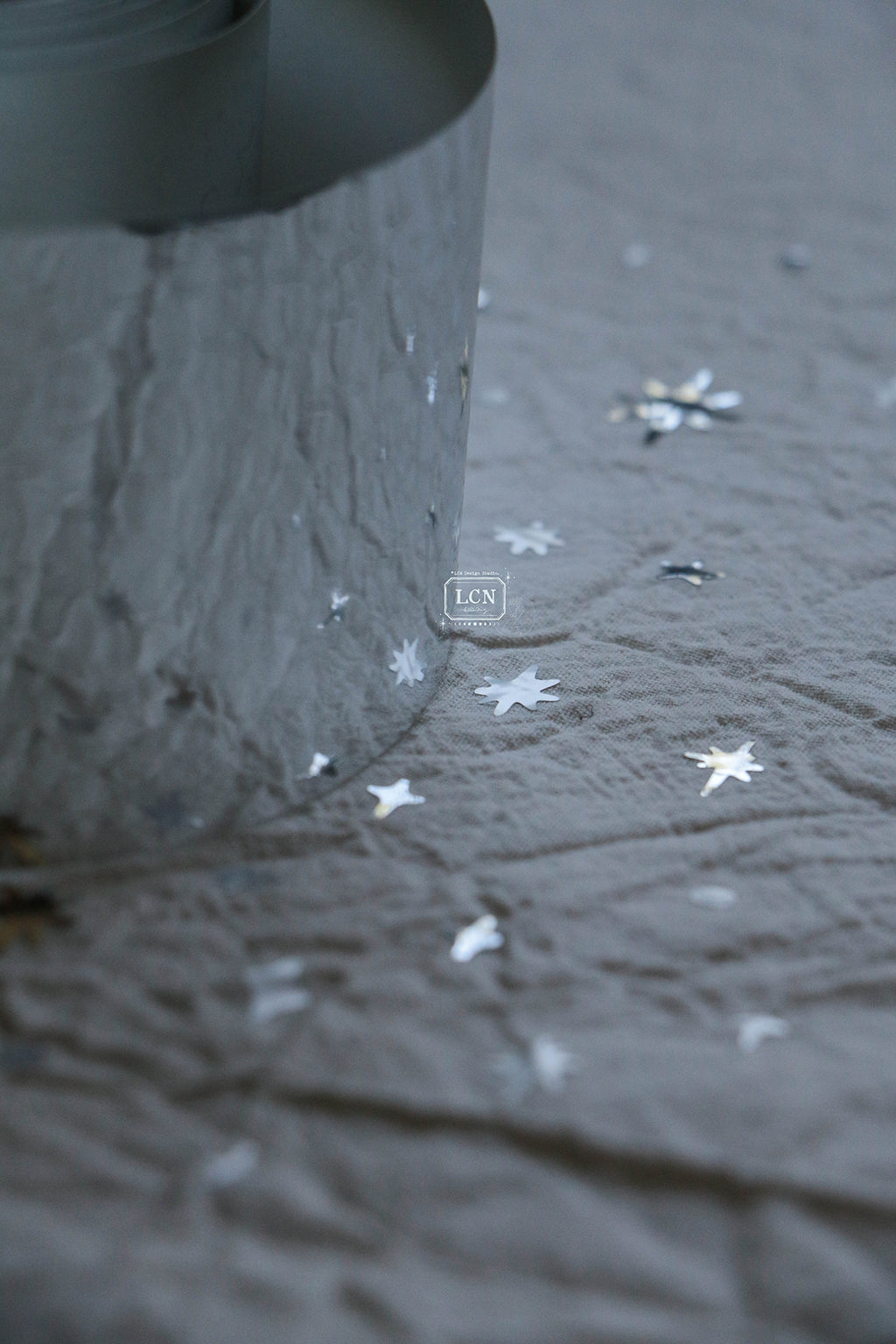 [PRE-ORDER] LCN Kiss-cut PET Tape – Stars, Glossy Silver